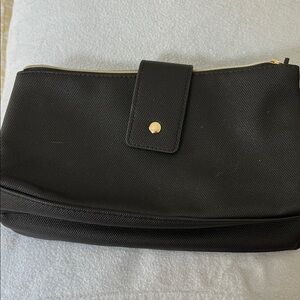 Lancomd cosmetics bag nwot 2 compartments